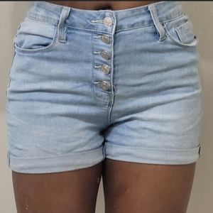 YMI Premium High Rise Light Blue Women's Shorts ♡